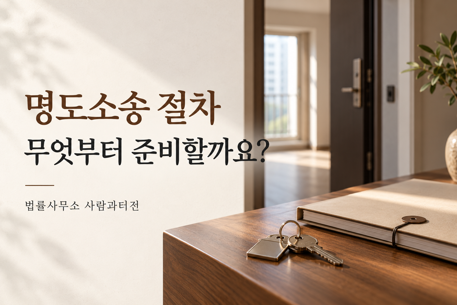 명도소송 절차와 준비사항을 안내하는 사람과터전 대표이미지